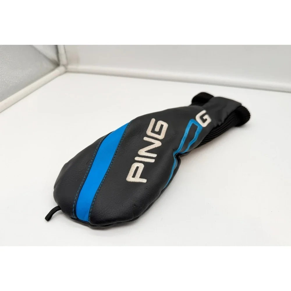PING G Series Fairway Wood Headcover Black Blue Leather Golf Club Cover